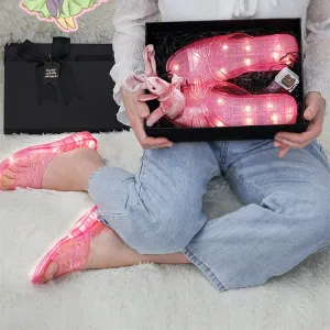 luminous crystal slippers  KF82947