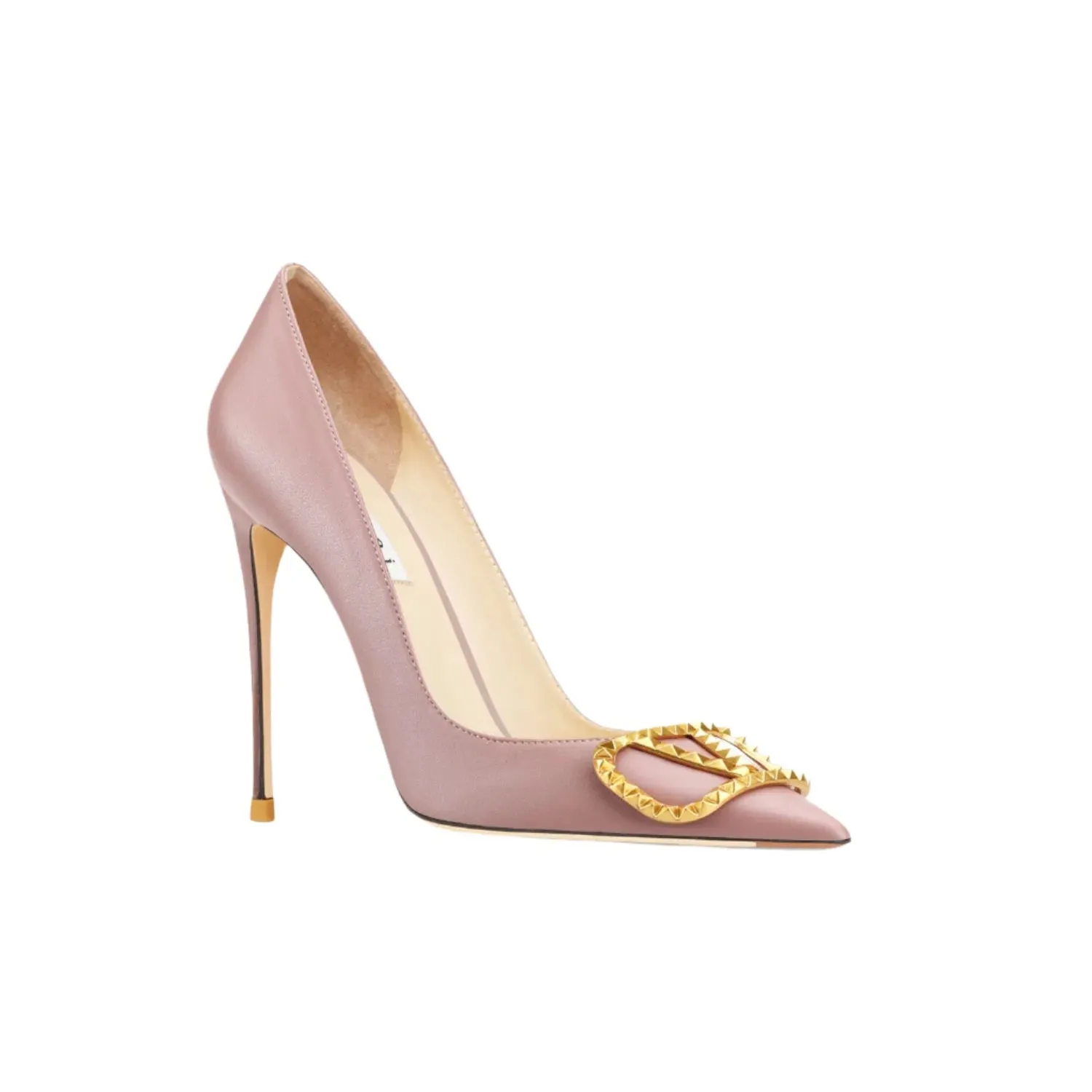Luxury Leather Pointed Toe High Heels