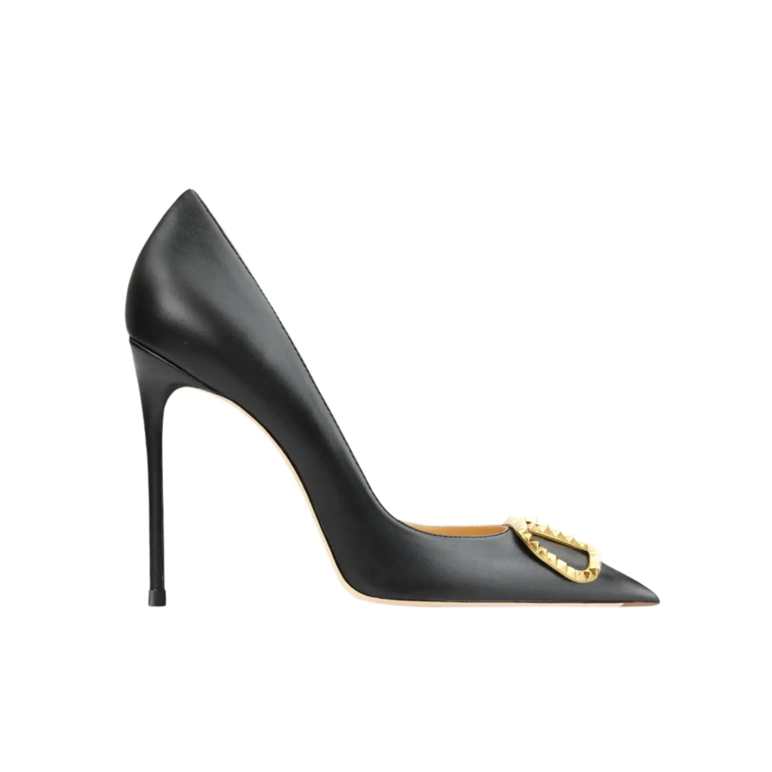 Luxury Leather Pointed Toe High Heels