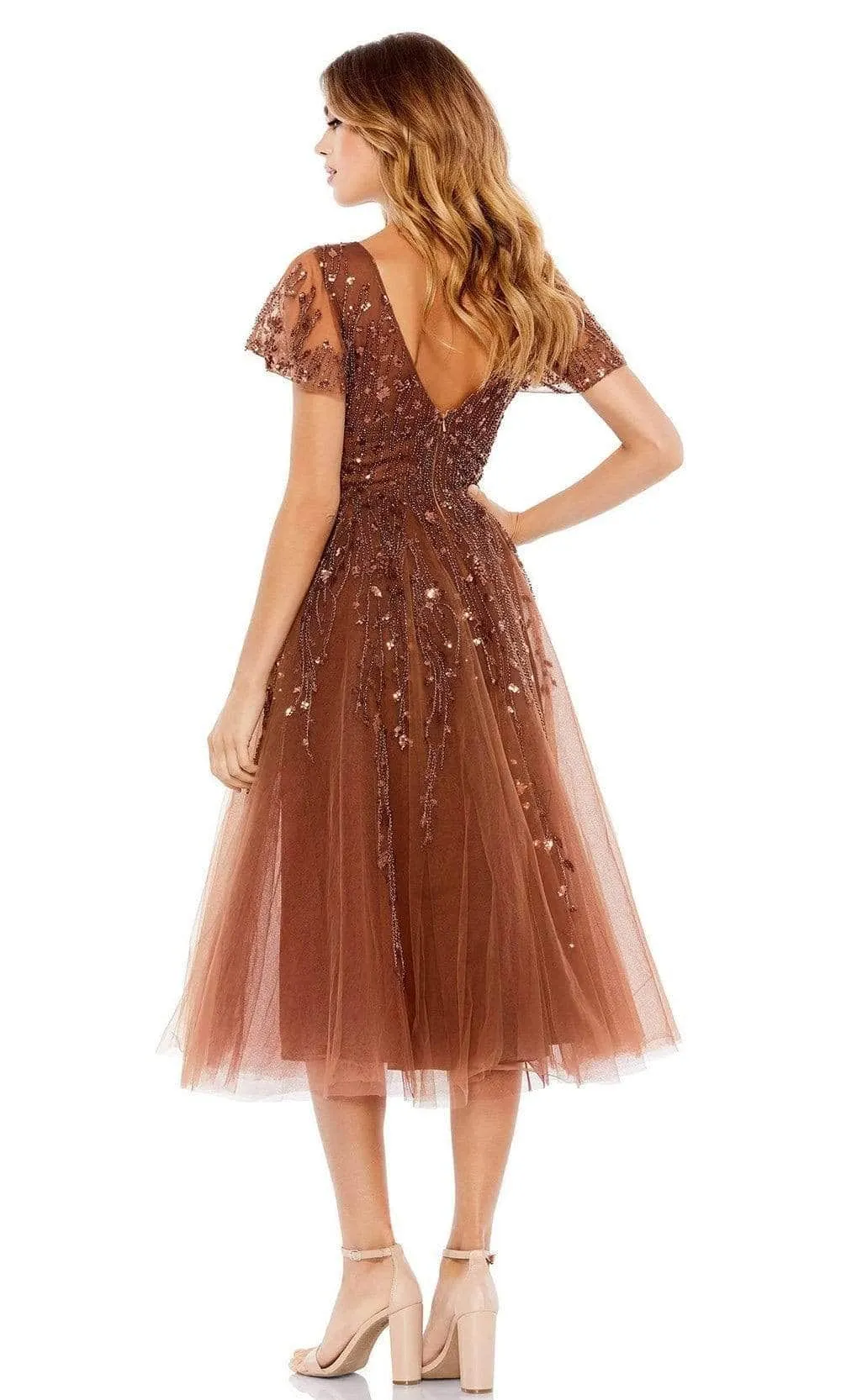 Mac Duggal - 20304 Tea Length Dress