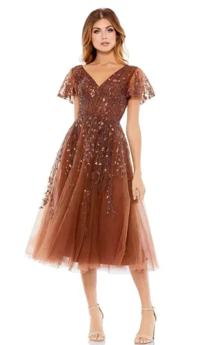 Mac Duggal - 20304 Tea Length Dress