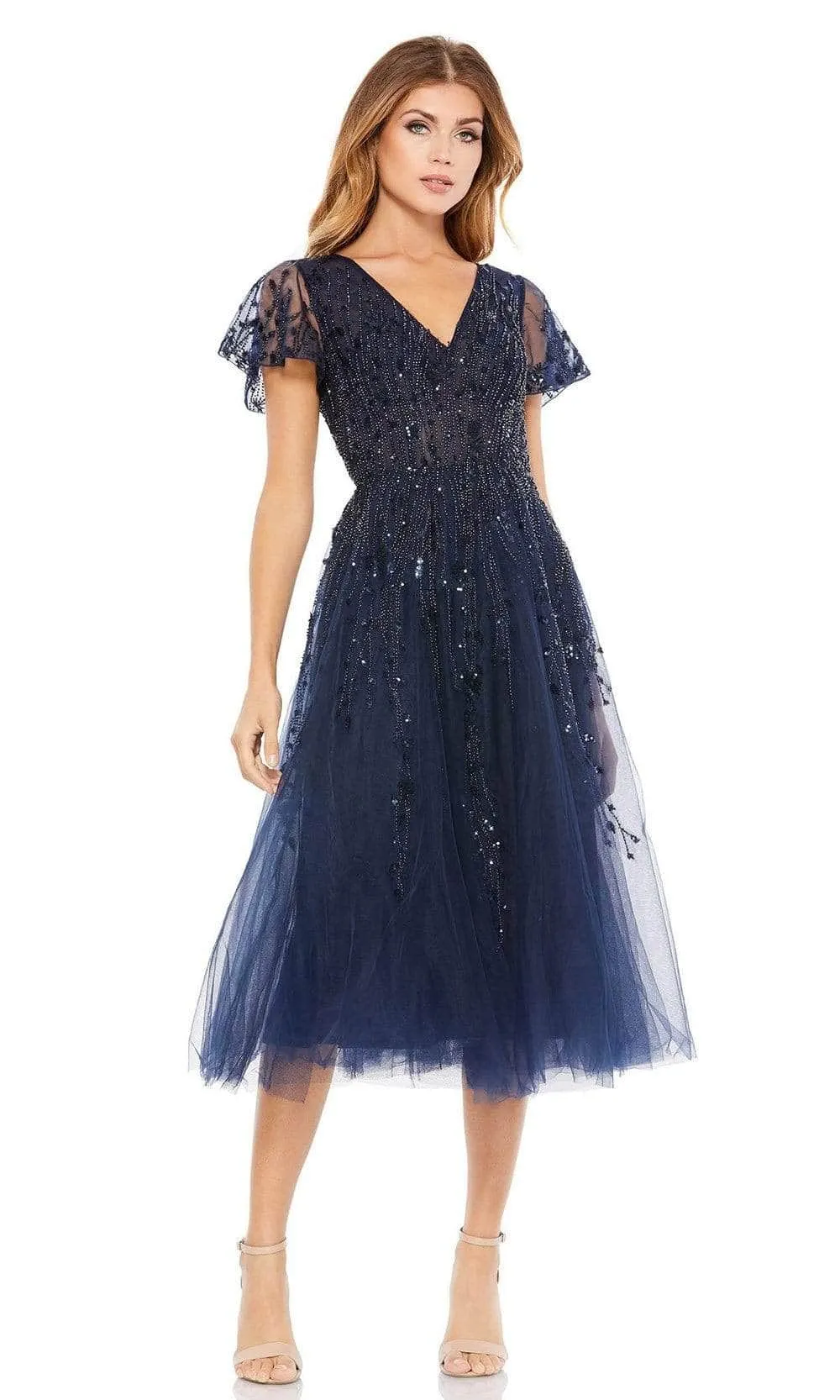 Mac Duggal - 20304 Tea Length Dress