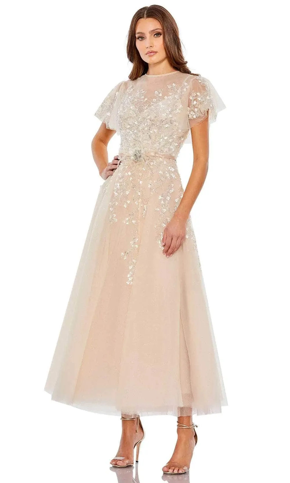 Mac Duggal 20362 - Flutter Sleeve Formal Dress