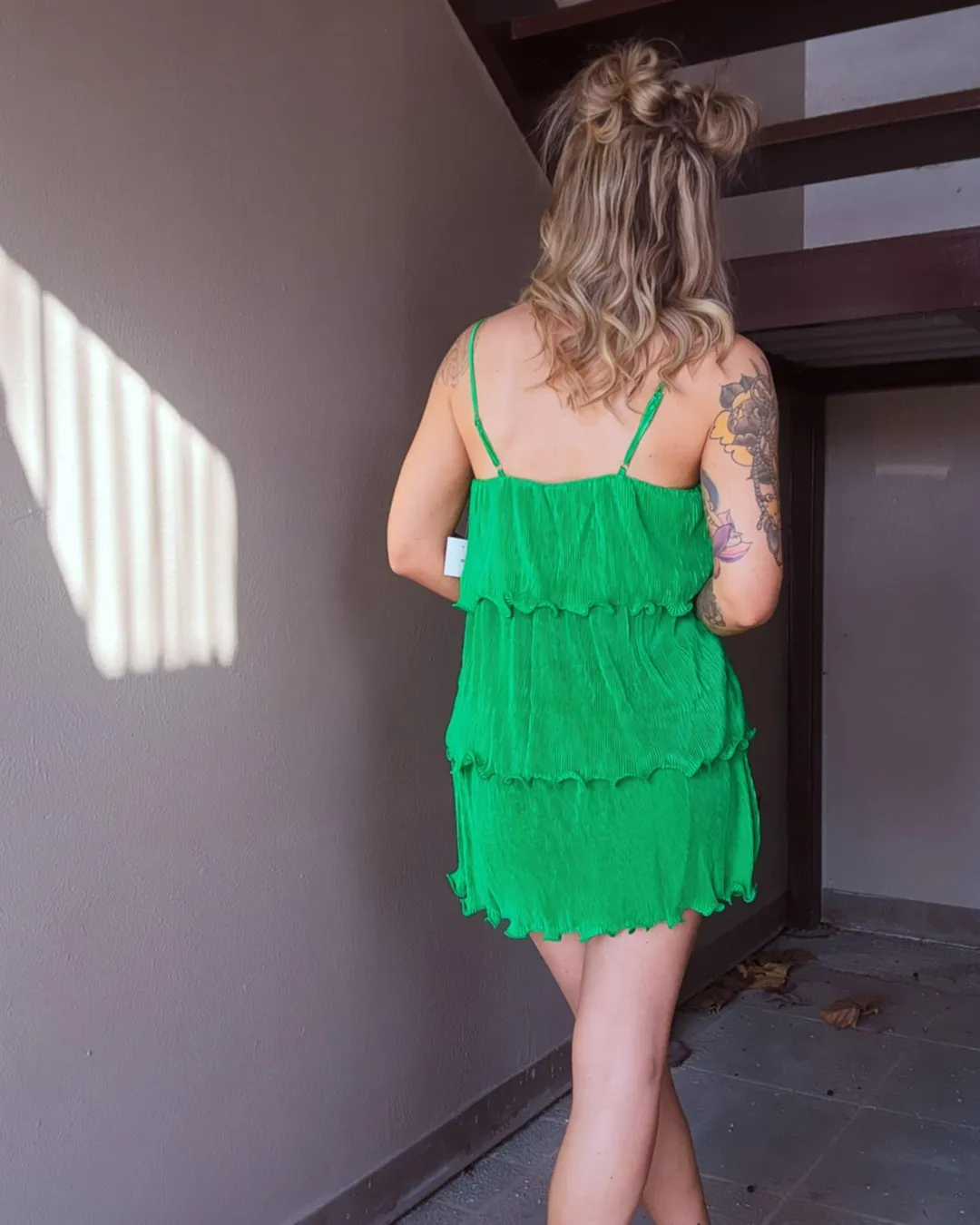 Magi Lune Plisse Dress