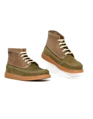 Mens Grasshoppers, Oregan, Casual Olive Boot