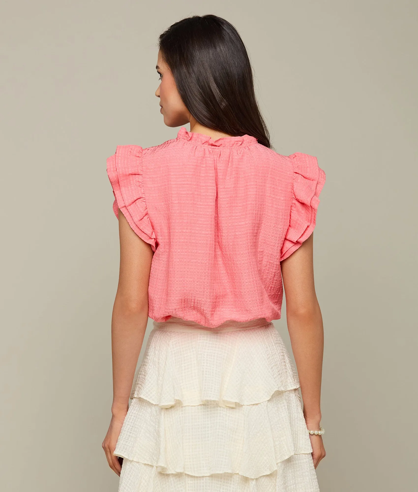 Merrit Blouse :: Coral