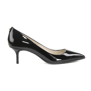 Michael Kors Flex Patent Leather Kitten Heel Pump - BLK