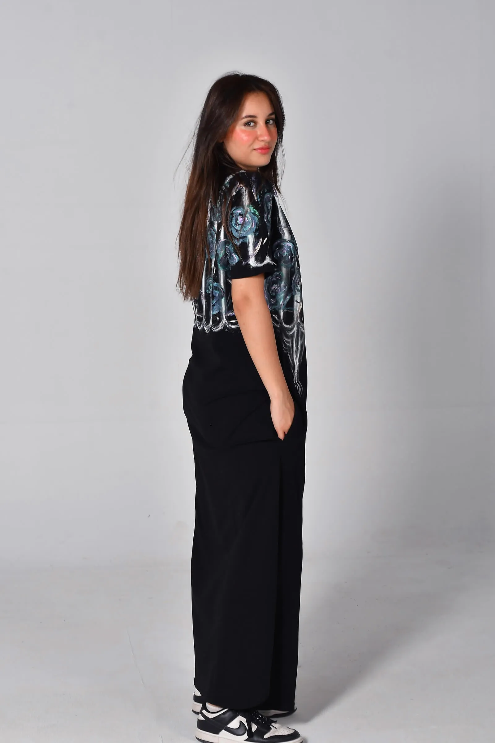 Midnight Bloom Maxi Dress