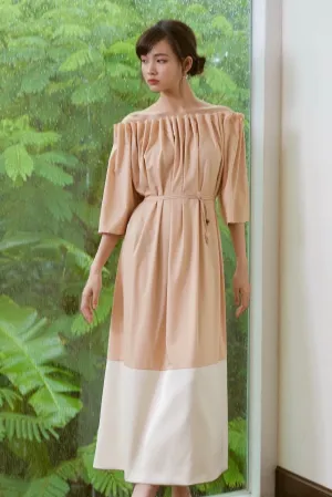 Milk Tea Maxi Dress