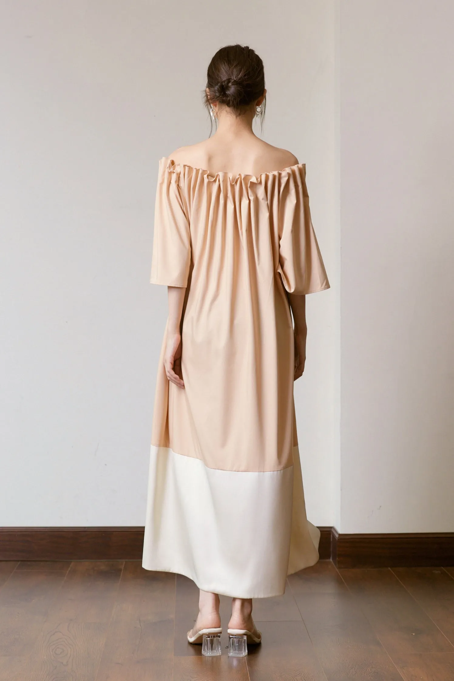 Milk Tea Maxi Dress