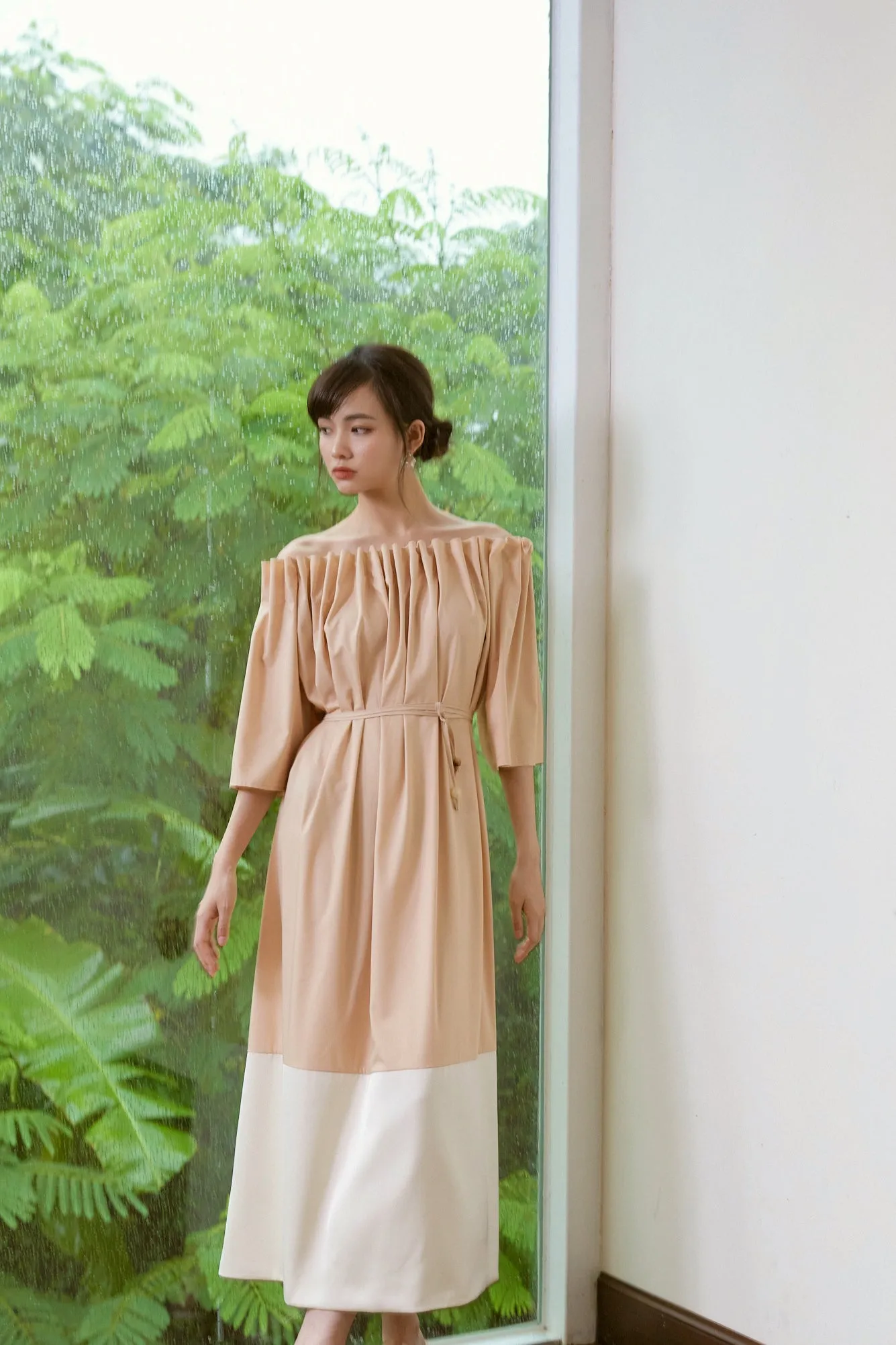Milk Tea Maxi Dress