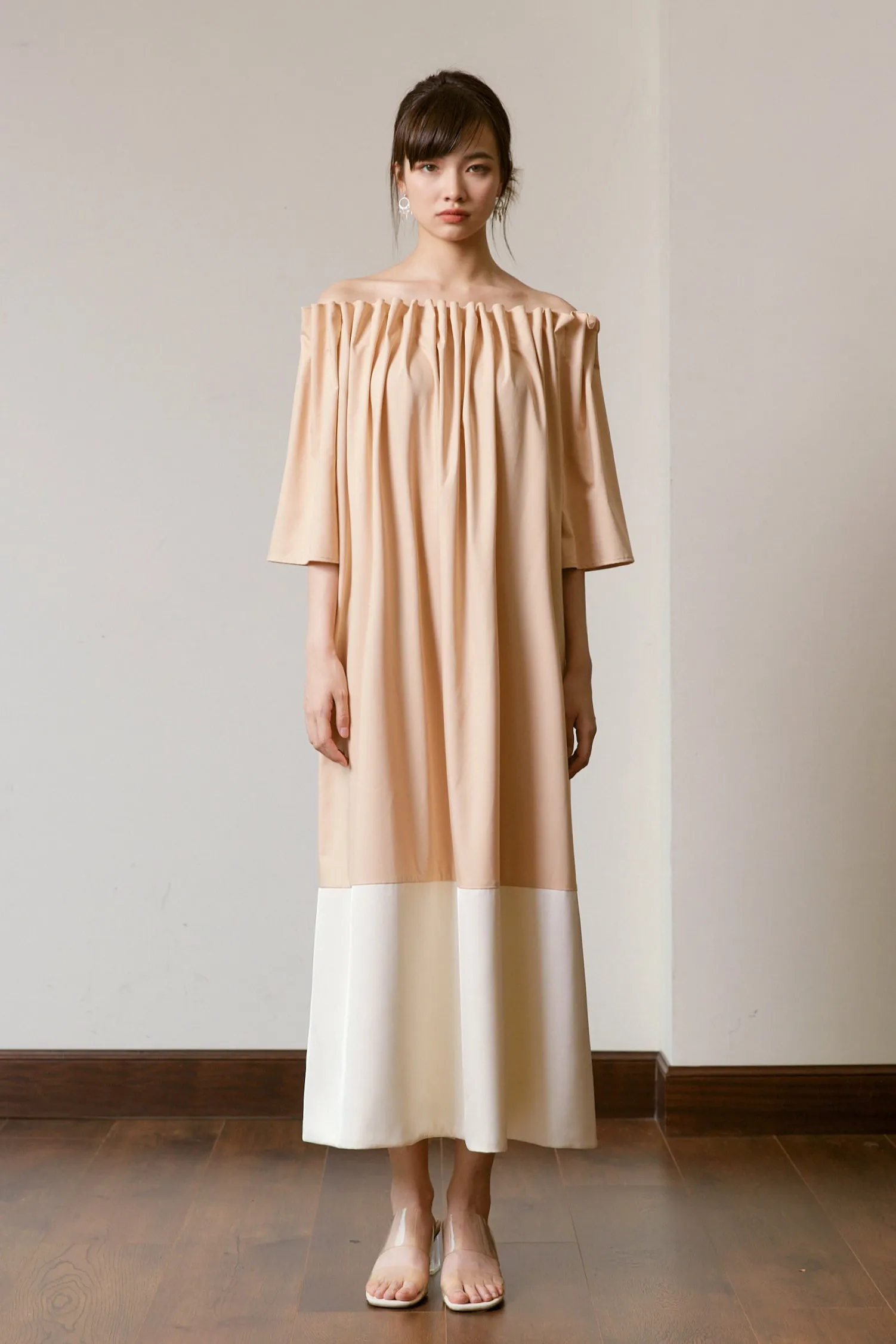 Milk Tea Maxi Dress