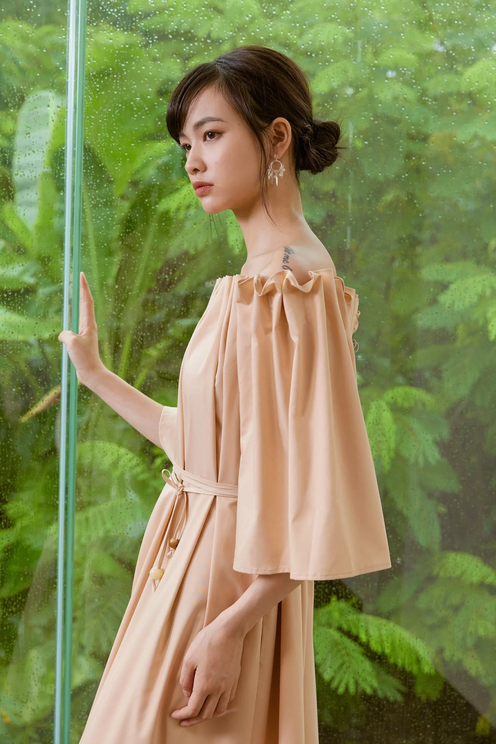 Milk Tea Maxi Dress
