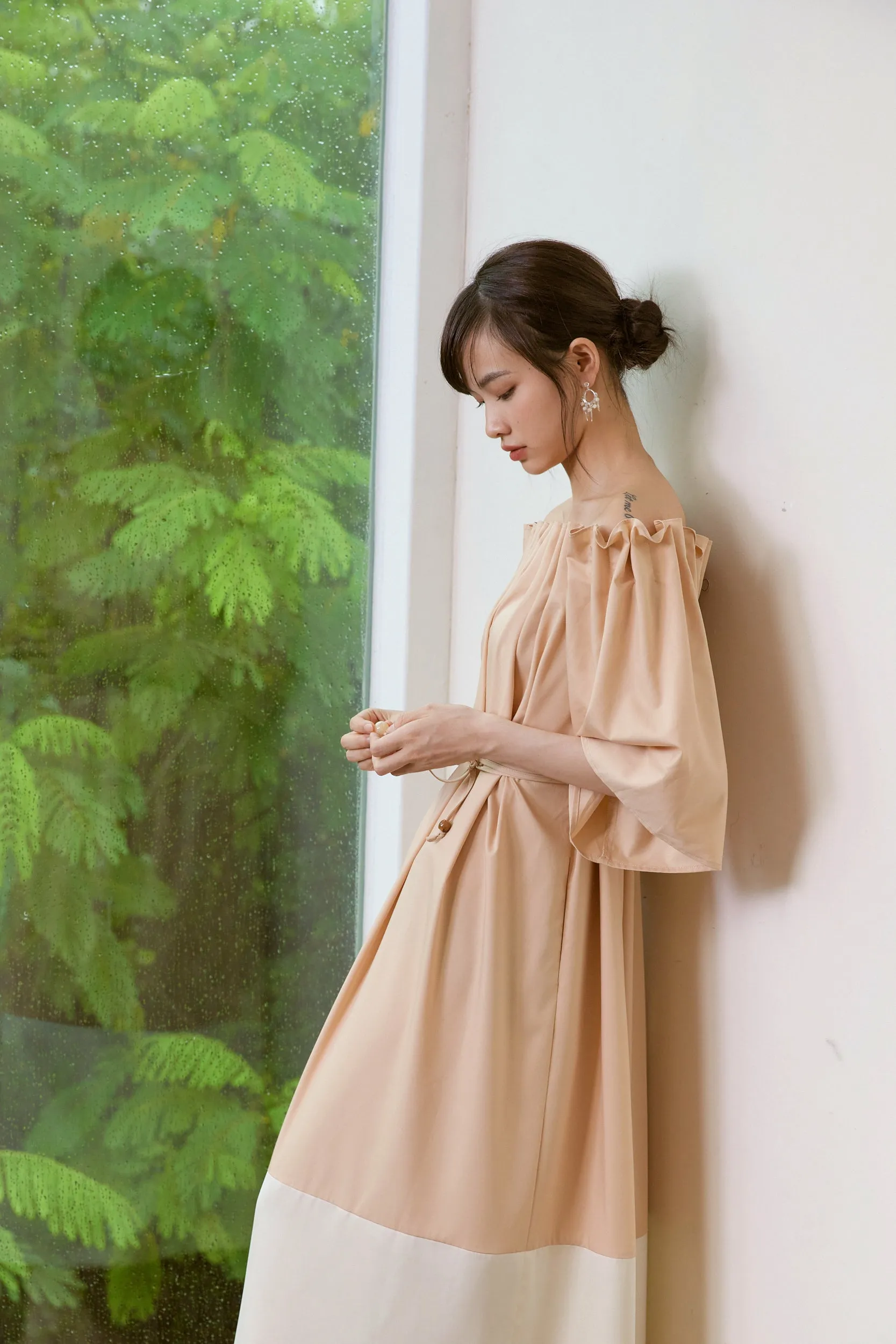 Milk Tea Maxi Dress