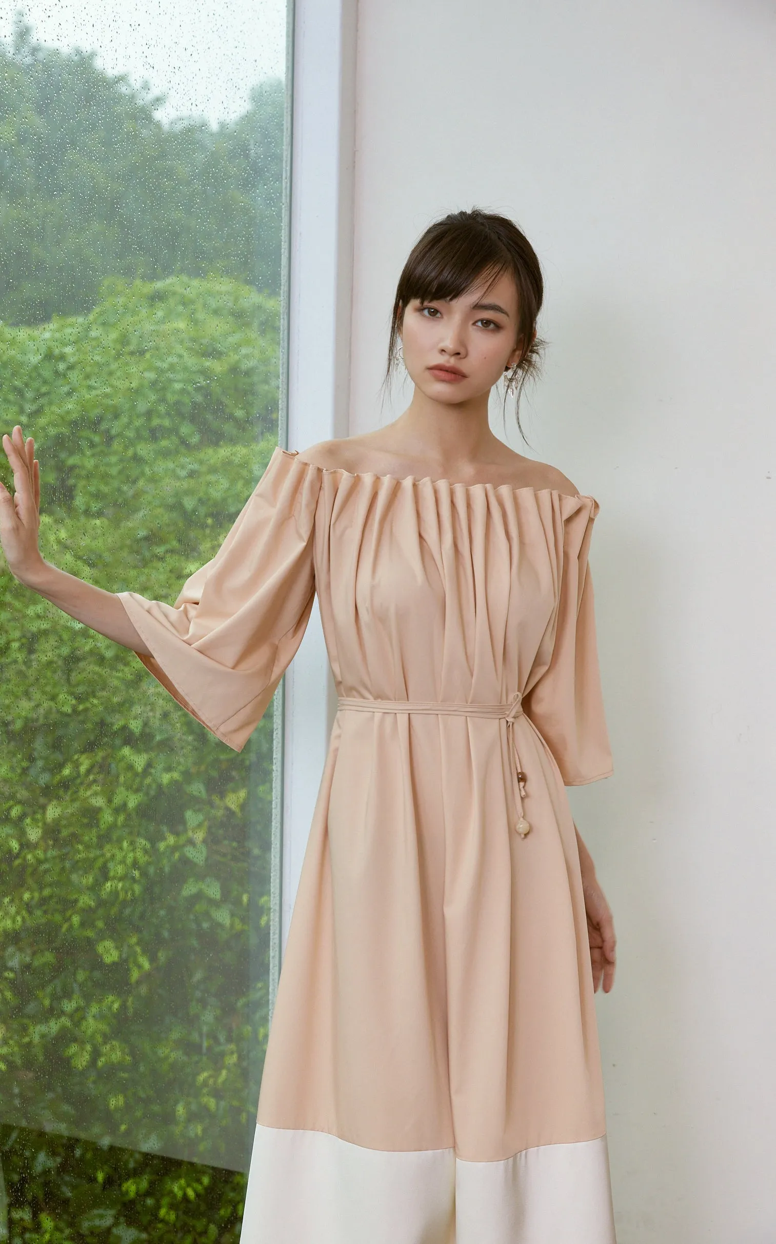 Milk Tea Maxi Dress