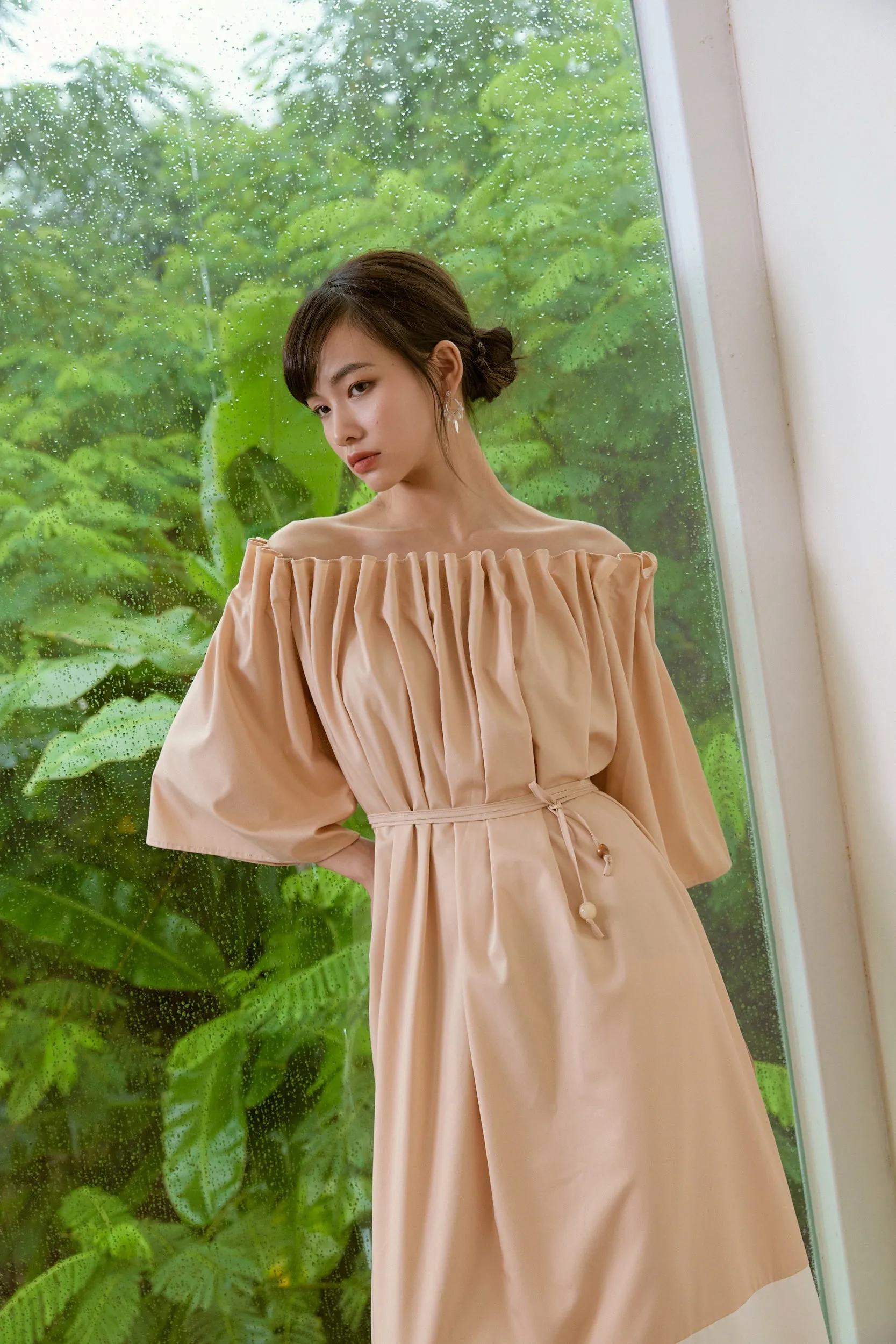 Milk Tea Maxi Dress