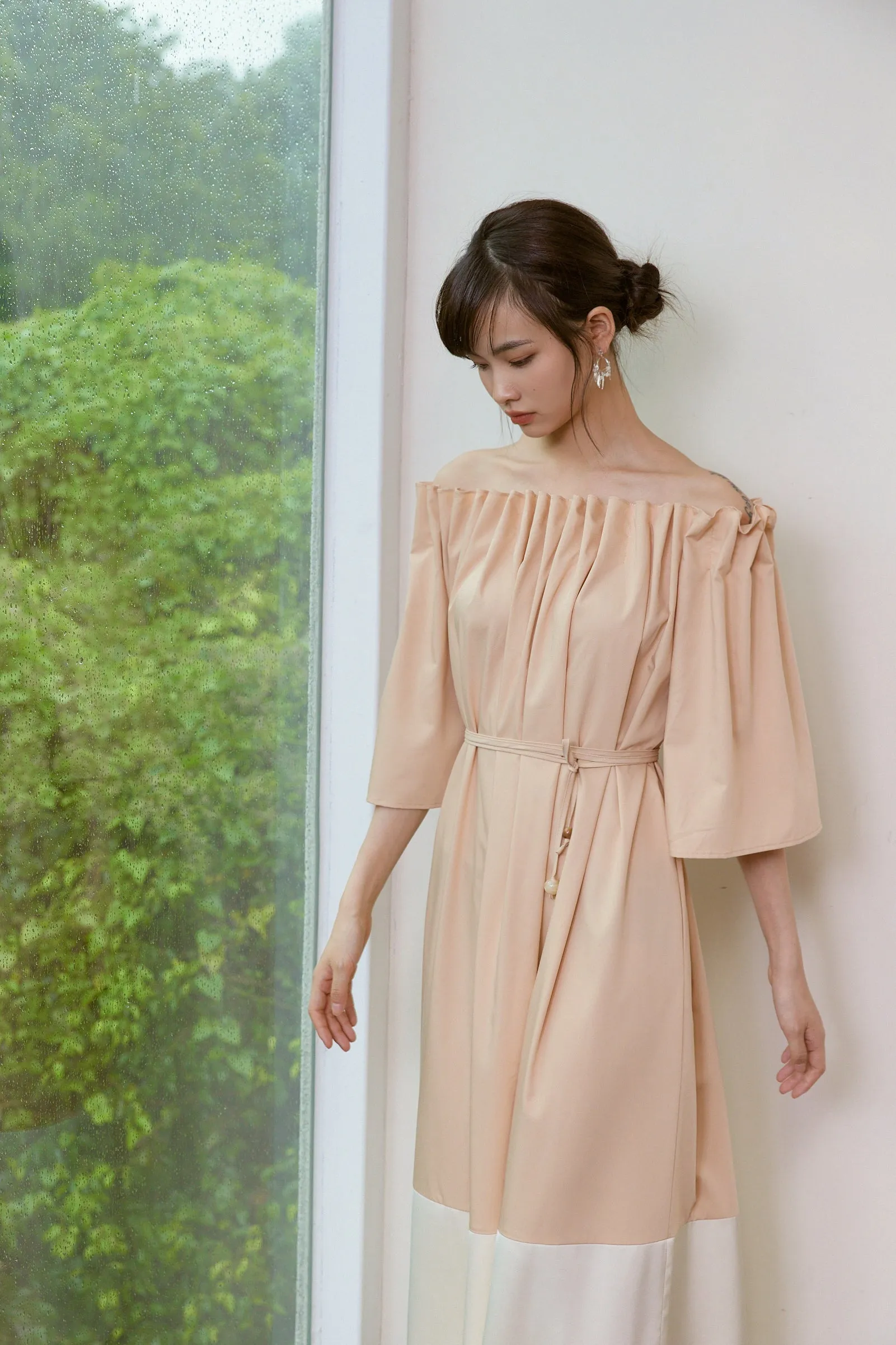 Milk Tea Maxi Dress