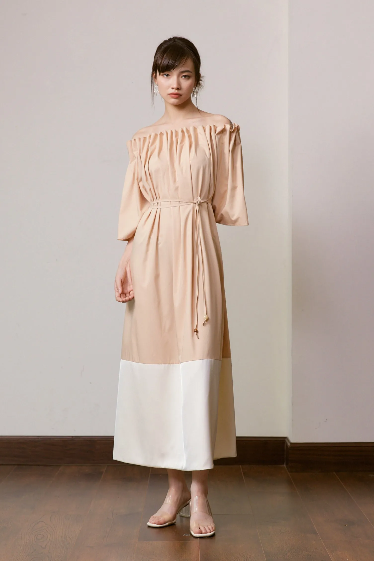 Milk Tea Maxi Dress