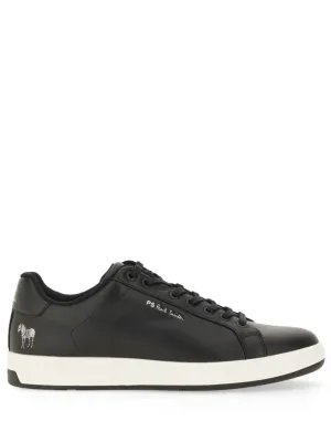 Modern Black Sneakers With Logo