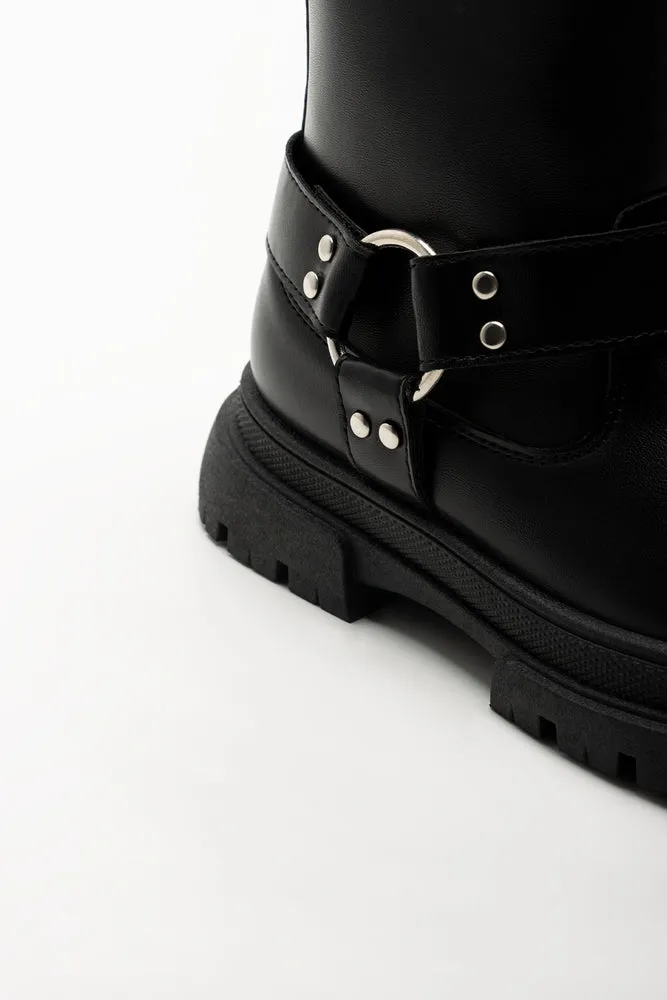 Motor Boots Black