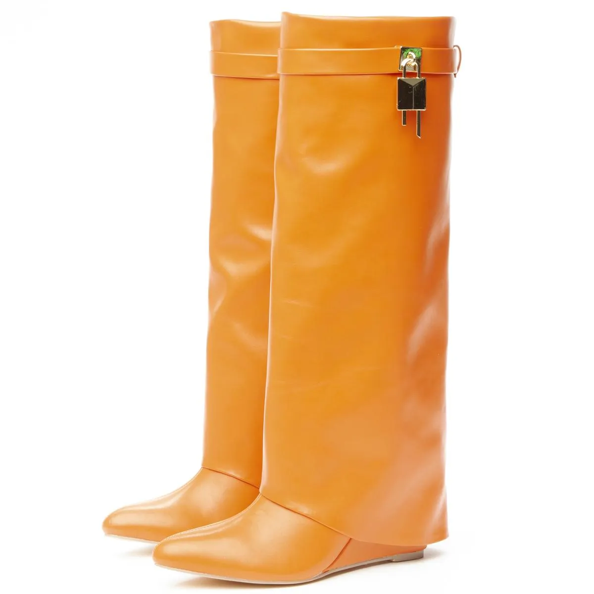 Mutto-1 Drape Knee High Boot