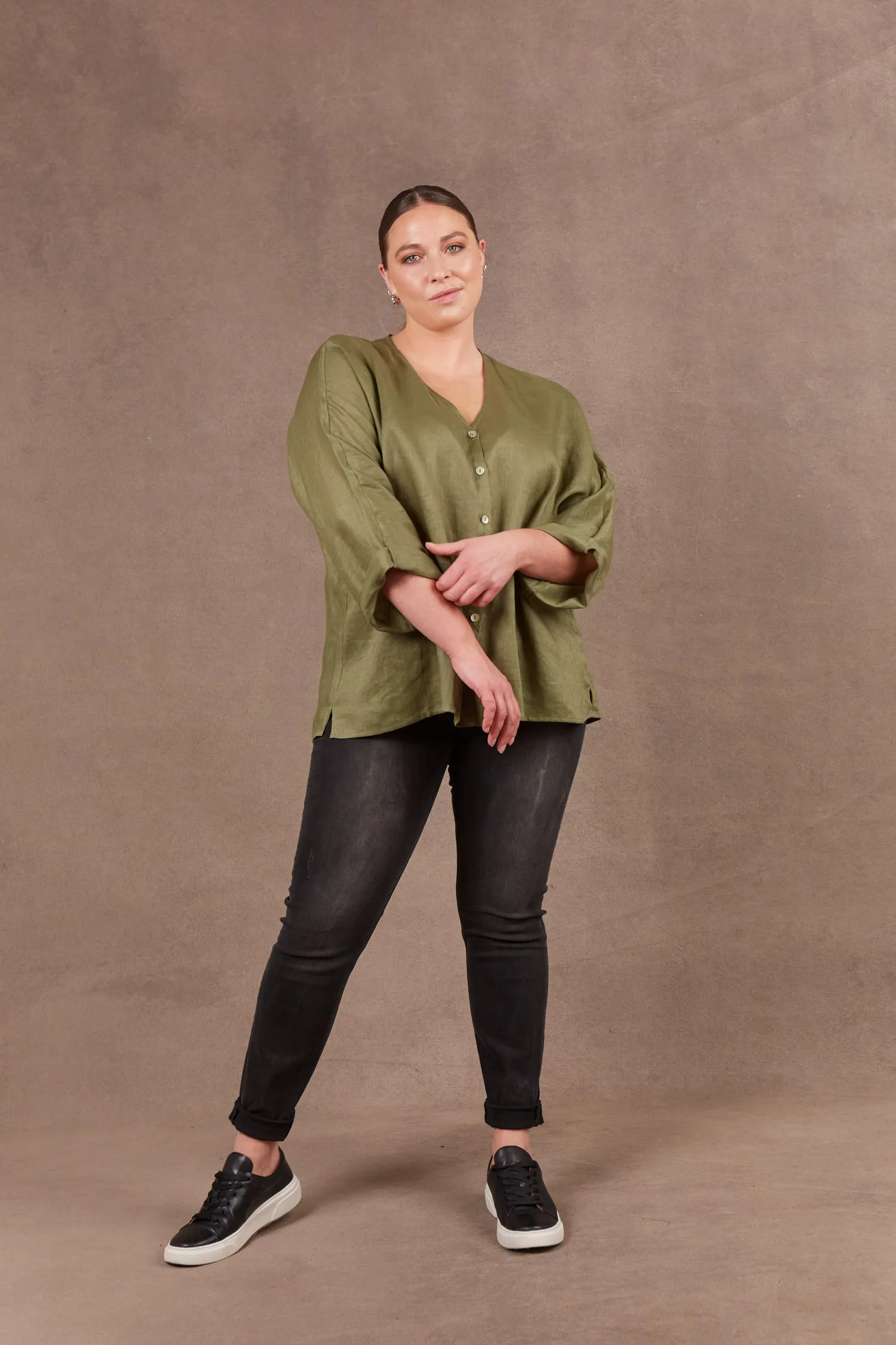 Nama Relaxed Top - Fern