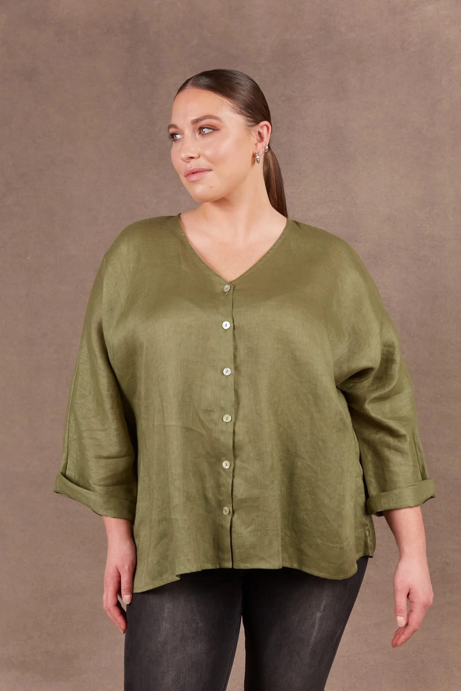 Nama Relaxed Top - Fern