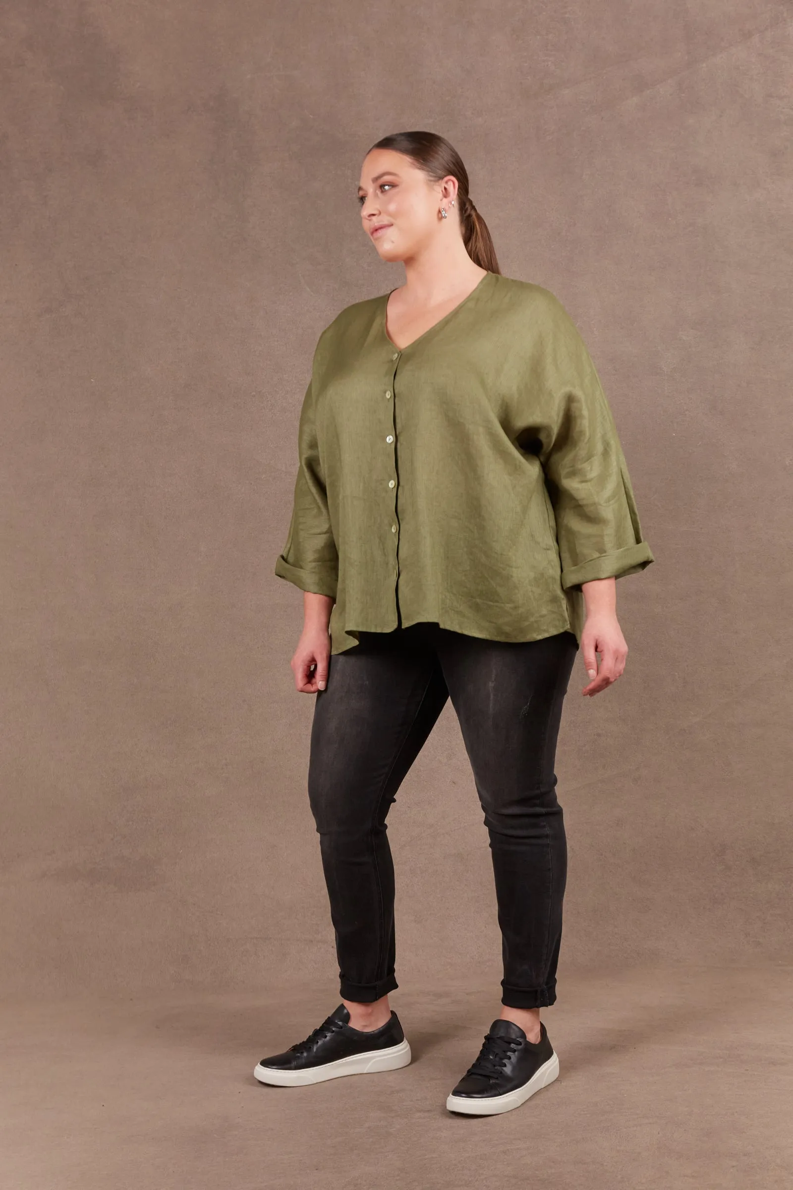 Nama Relaxed Top - Fern