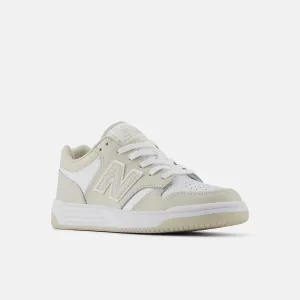 New Balance 480 Timberwolf/White Kids' Shoes