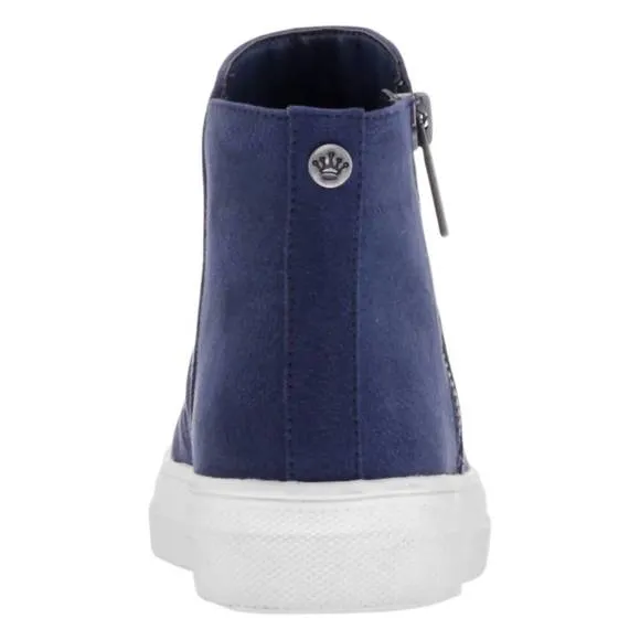 NEW NINA girl's amanda high-top sneakers in navy