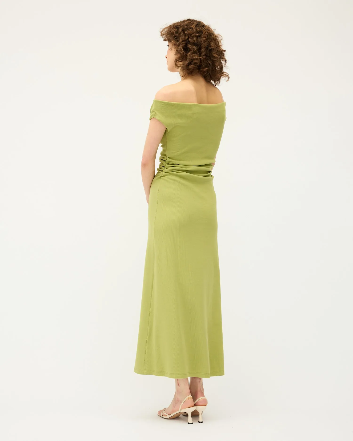 Niveah Dress | Avocado Rib