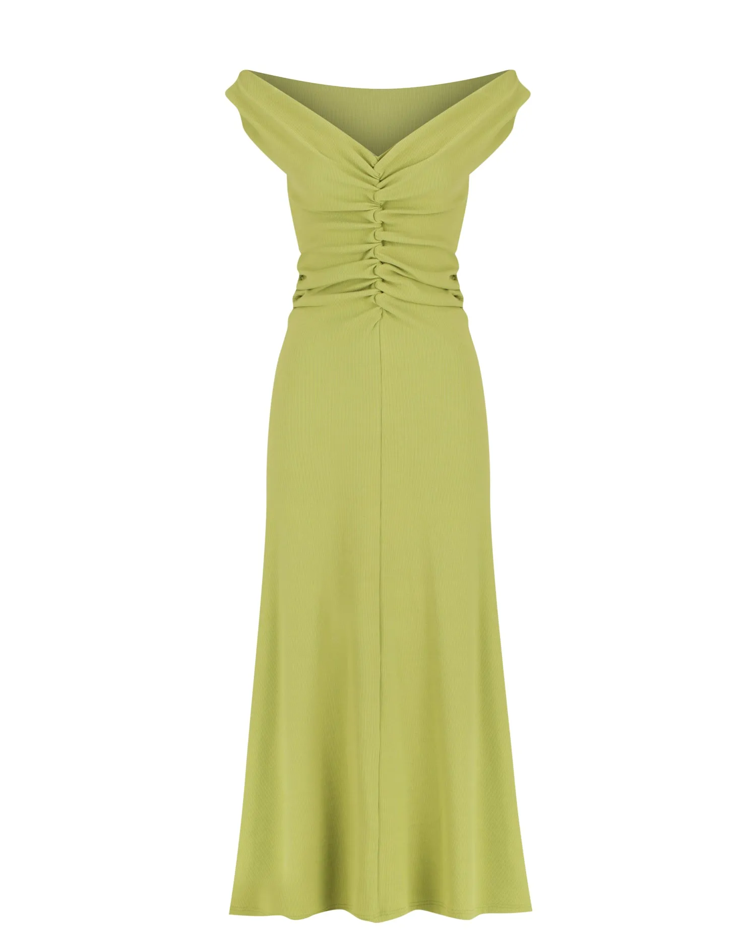 Niveah Dress | Avocado Rib