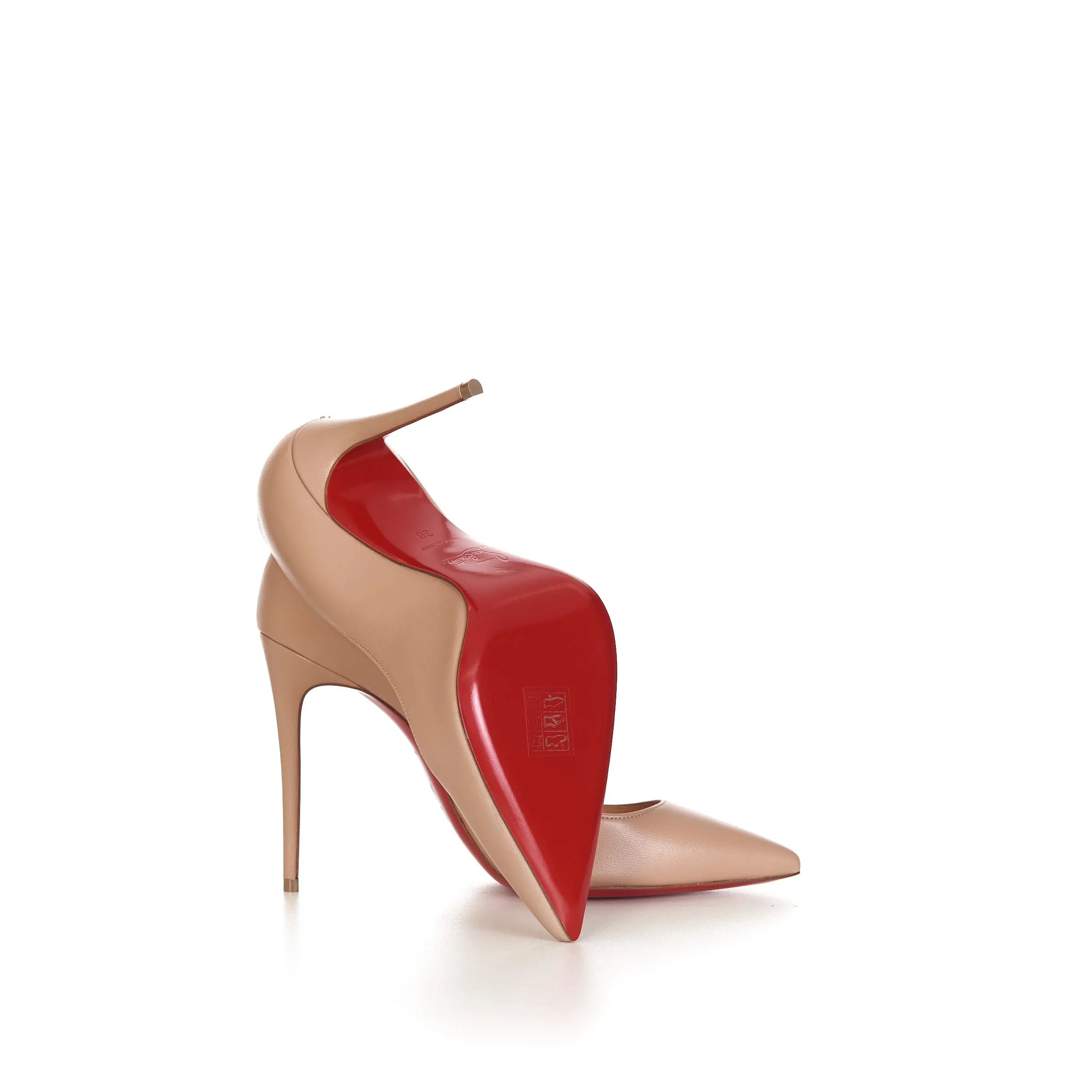 Nude Nappa Kate 100 Pumps