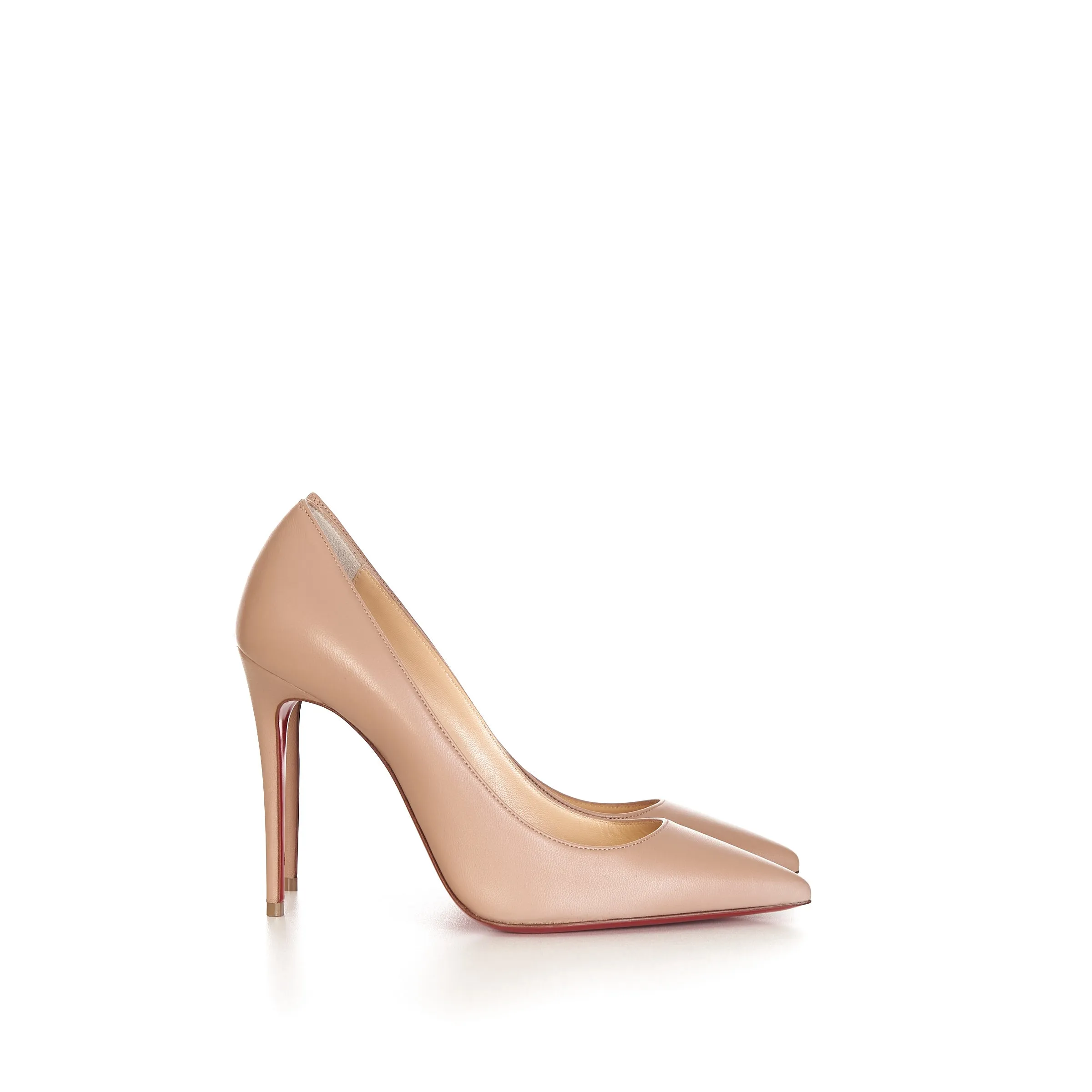 Nude Nappa Kate 100 Pumps