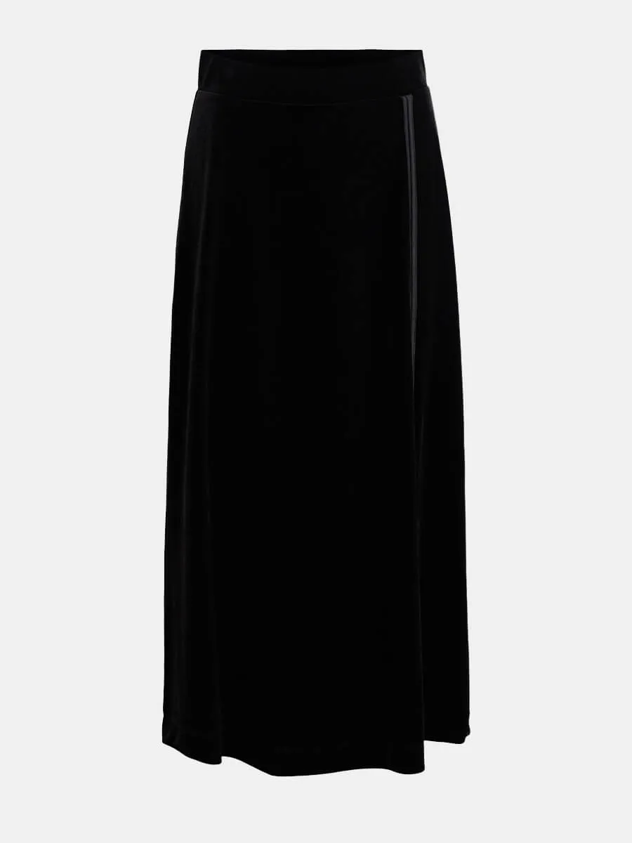 OBJDit Velvet Maxi Skirt