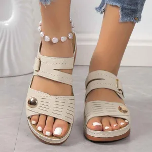Open Toe Wedge Sandals for Stylish Comfort