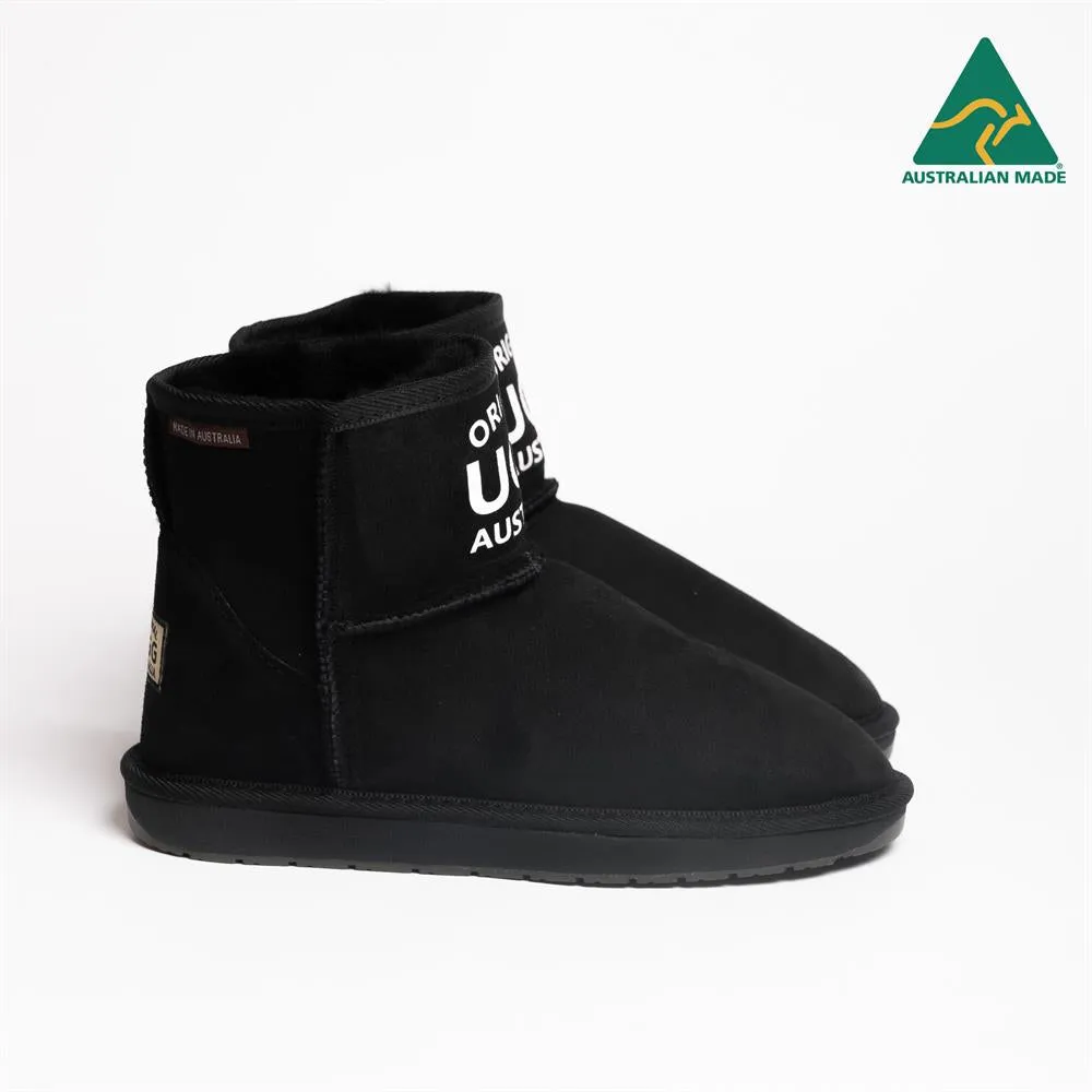 Original UGG Australia Australian Made Mini Classic Black Print Ugg Boots