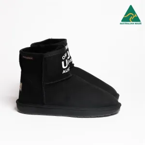 Original UGG Australia Australian Made Mini Classic Black Print Ugg Boots