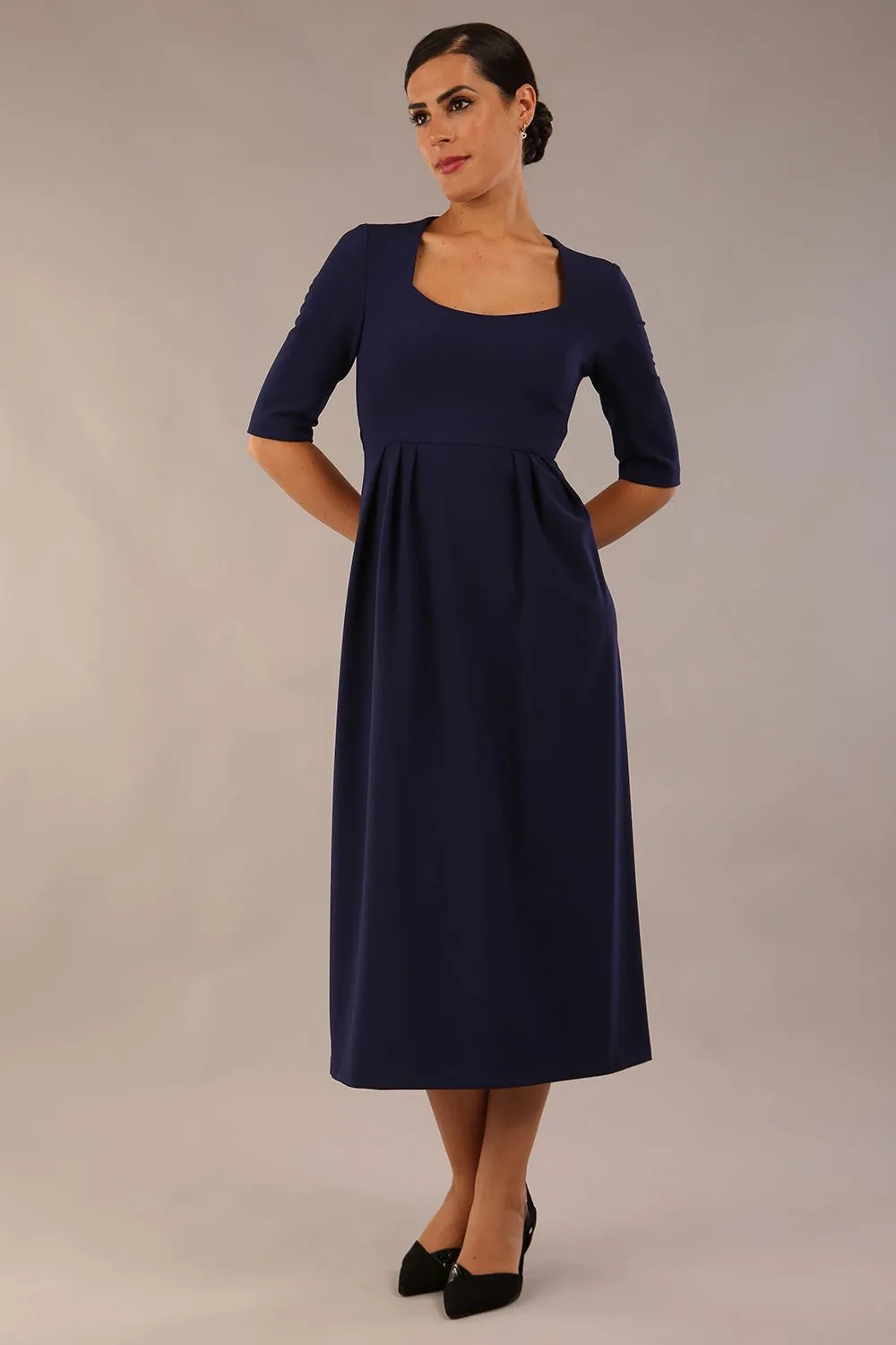 Padstow Midi A-line Dress