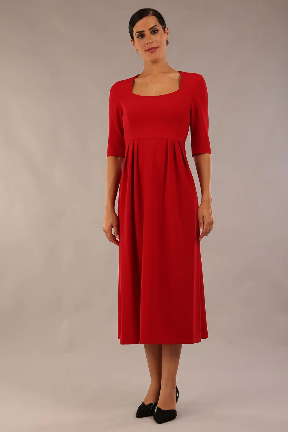 Padstow Midi A-line Dress