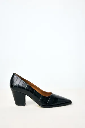 Pam Pump in Black Eel