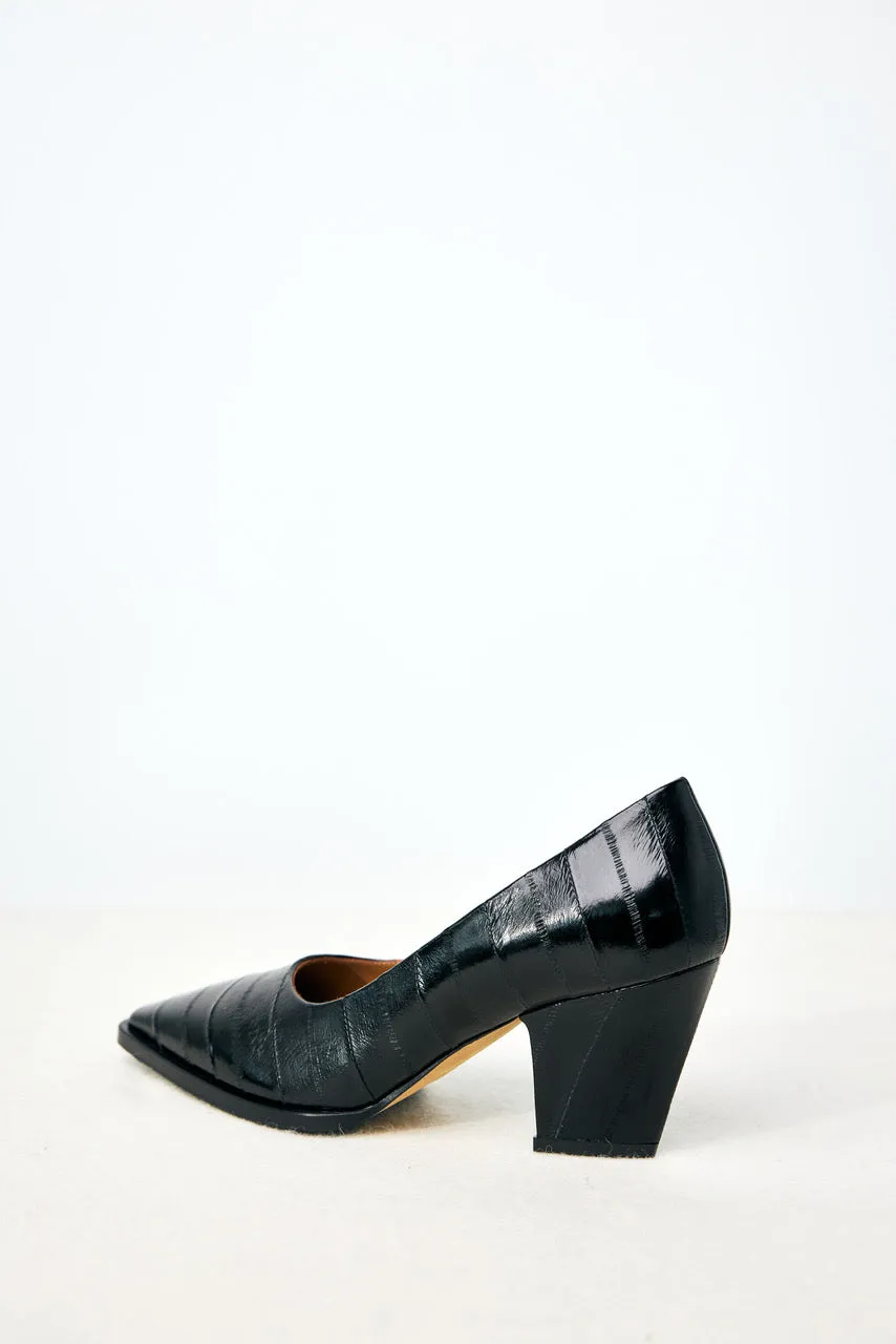Pam Pump in Black Eel