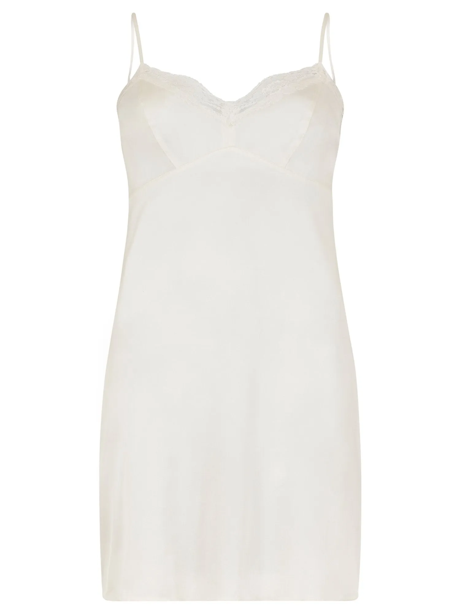 Parasol Rose Sophia Silk Slip Chemise