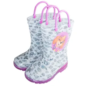 Paw Patrol Toddler Girls Light-up Rain Boots - (Sizes 6T to 11T)