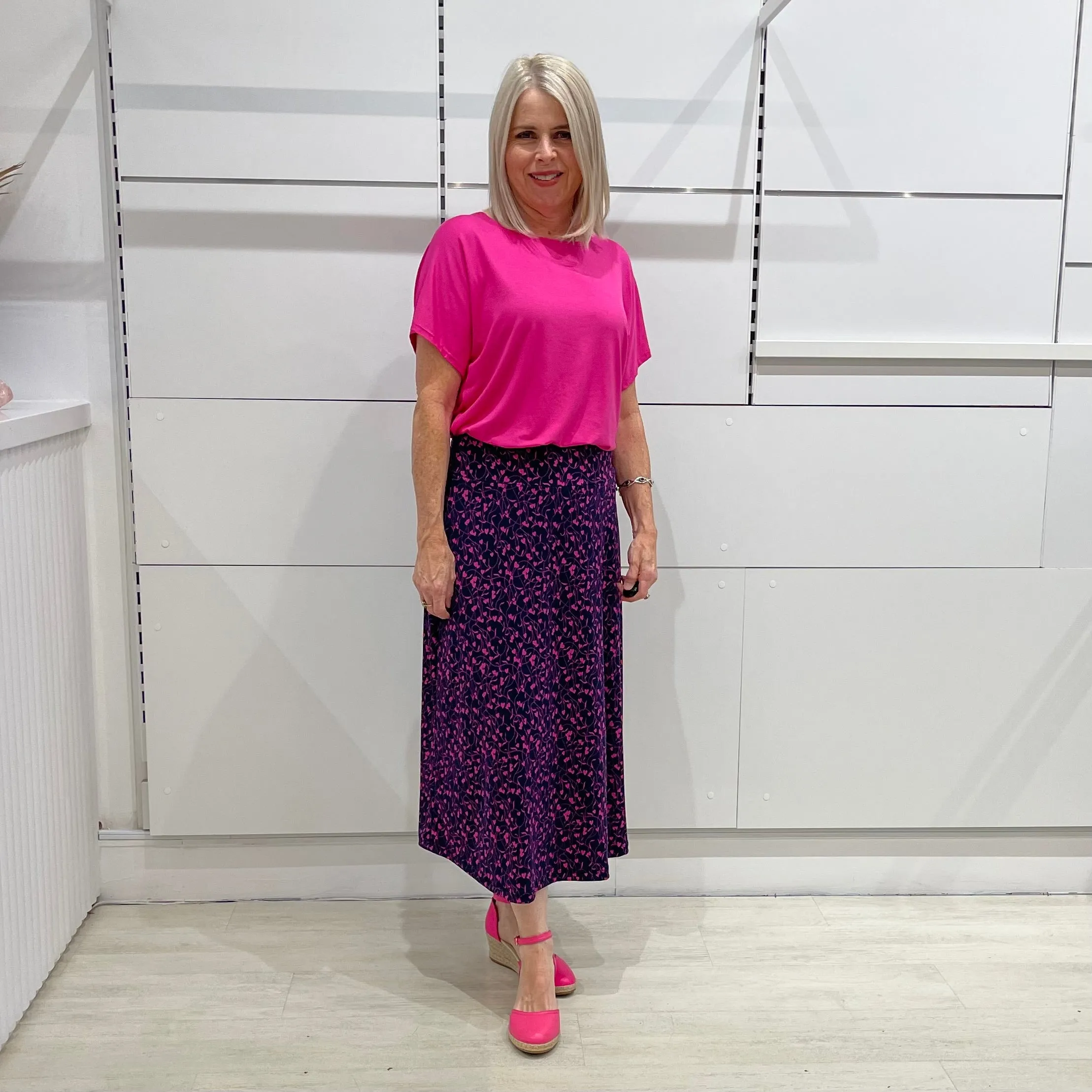 Pink Heart Skirt