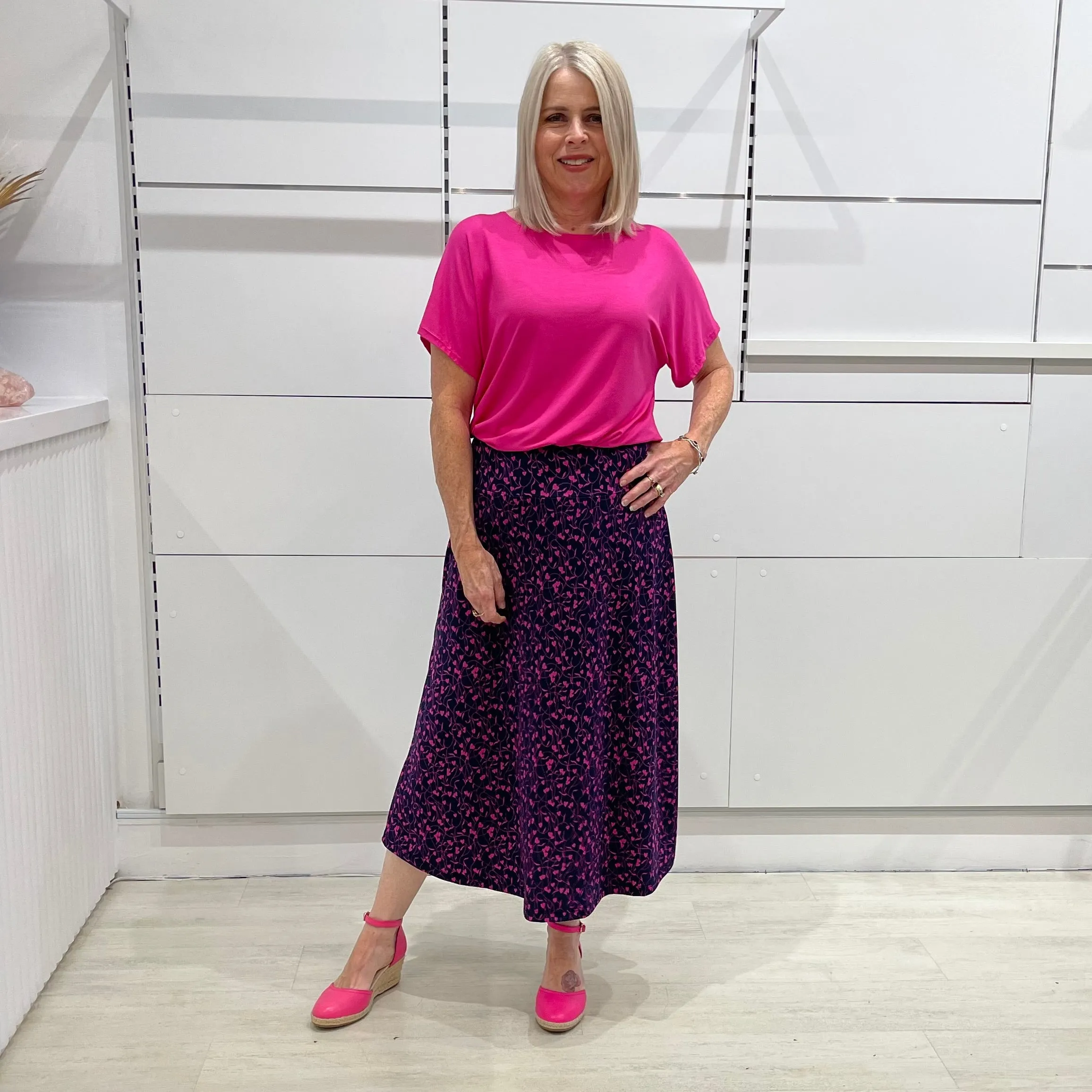 Pink Heart Skirt