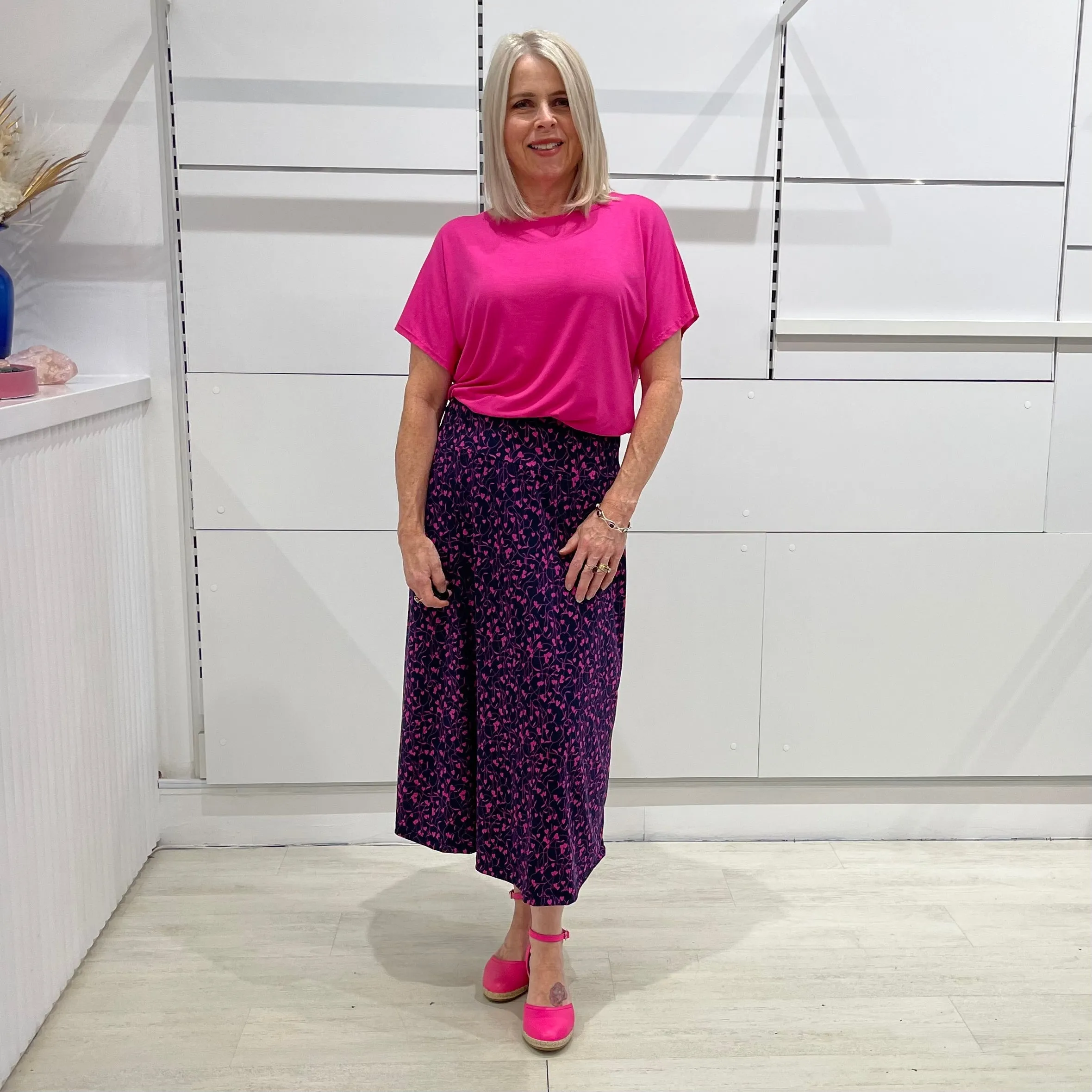 Pink Heart Skirt