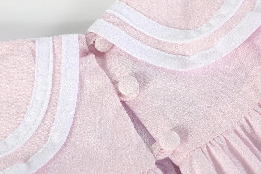 Pink Swing Dress with Bow