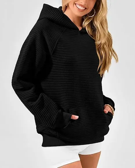 Pinnacle Ribbed Kangaroo Pocket Hoodie