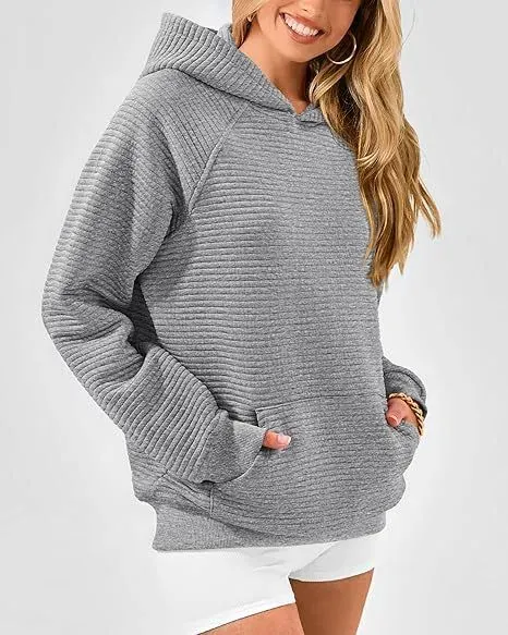 Pinnacle Ribbed Kangaroo Pocket Hoodie